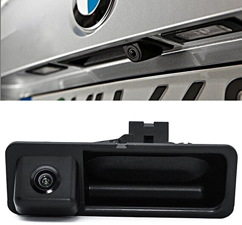 Navinio Wasserdicht Nachtsicht Auto Kofferraum Griff Rückfahrkamera Replacement for BMW X5 X1 X6 E39 E46 E53 E82 E84 E88 E90 E91 E92 E93 E60 E70 E71