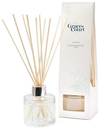 Hyacinth Reed Diffuser, 100ml, 10 Rattan Reeds