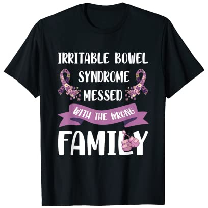 Irritable Bowel Syndrome Awareness IBS Family Support Gift T-Shirt