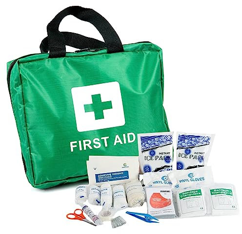 ZENO First Aid Kit 90 Piece | First Aid Kit Home | Home & Office Emergency First Aid Kit | Includes Eyewash | 2X Ice Packs and Emergency Blanket for Home, Office, Car, Caravan, Workplace, Travel