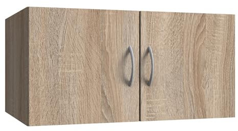 Lomadox Aufsatzschrank Stauraumschrank Eiche, B/H/T ca. 70/40/40 cm