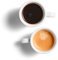 Stylusella 2,5 oz / 75 ml Pure White Ceramic Espresso Cups, set di 2, demitasse Espresso Mugs