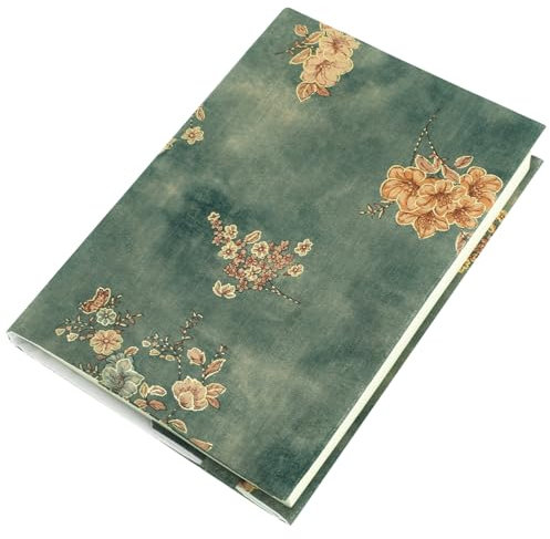 VILLCASE Buch Abdeckung Mit Goldprägung Tuch Buchhülle Schutzhülle Für Hefte Ordner Bücher Lehrbücher Notizbücher Planer Etc