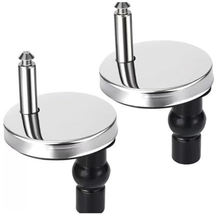 2-Stück Schrauben für Toilettensitz, Toilettensitz Befestigung, Scharnier für Toilettendeckel Befestigung, WC-Sitze Klodeckel mit Schrauben Ersatzteile, Toiletten für Zubehör Deckel Befestigungssatz