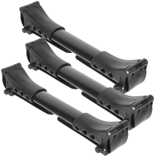 CHICAMPERA Accesorios de Conexión para Cochecito Gemelo, 3 Clips de Aluminio Ajustables para Cuidado Infantil y Salidas, Compatibles Cochecitos Dobles