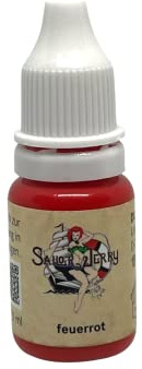 SAILOR JERRY FEUERROT 10ml - vegan - Reach DE + Zertifikat - deutsche Tattoofarbe - INKgrafiX® IG04512 Tattoo INK Rot Red