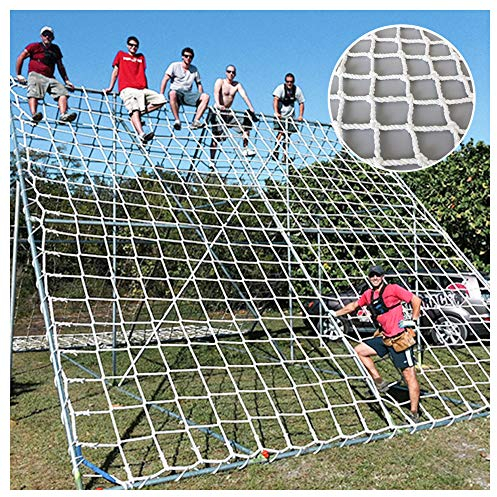 SSCYHT Kinder Kletternetz, Nylon Kinder Kletternetz Seil Frachtnetz Swingset Rock Spielplatz Baum Kletternetz Outdoor Netze Für Erwachsene Mesh Indoor 15MM,20cm,4 * 3M(13 * 10ft)