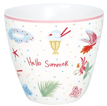GreenGate Latte Cup Lula White