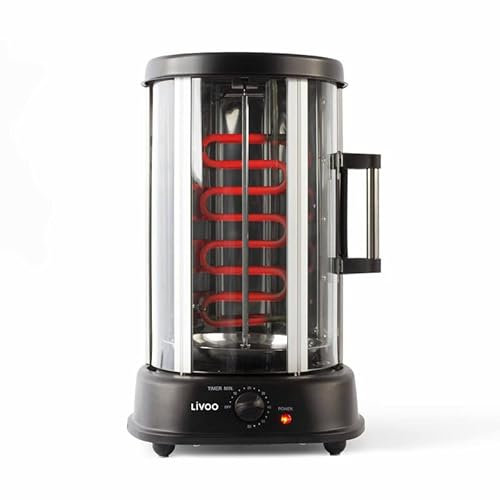 Grill Vertical DOM 323 Potenza 1500W 21L Rotazione a 360° per pollame e carne