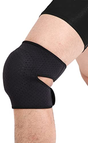 Faxianther Thick Sponge Padding Collision Avoidance Kneepads for Men Women, Breathable Cool Adjustable Knee Braces Volleyball Basketball Knee Pads Guard Sports Exercise Knee Support XL
