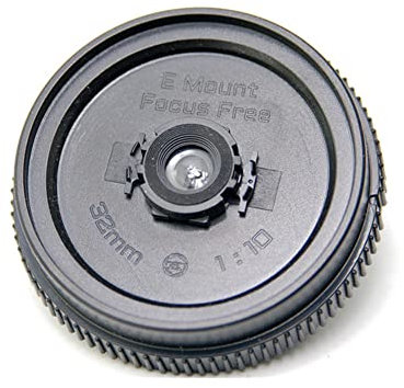 Bouchon d'objectif en résine 32 mm F10 Pancake objectif grand angle ultra fin sans mise au point pour Sony (monture E)