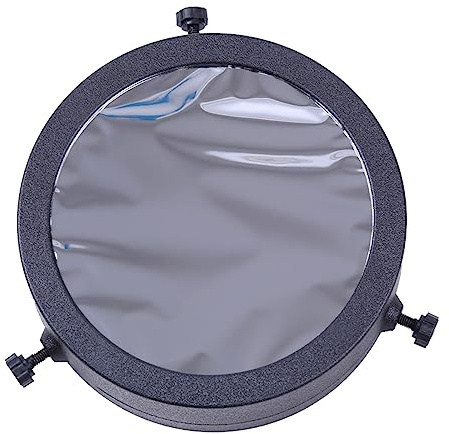 Newwyt Película De Filtro Solar Para Telescopio De 100 Mm Ojo De Filtro Solar Para Telescopio De 60/70/80/90 Mm Pet Con Revestimiento De Papel De Aluminio Y ABS