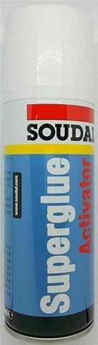 Soudal Superglue Activator Accelerator Spray Strength Cyanoacrylate (400ml)