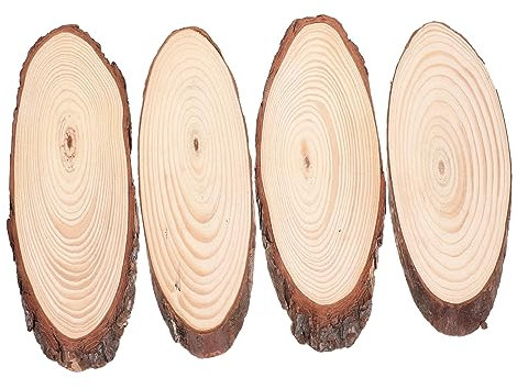 BESPORTBLE 4 Stück Trittsteine ​​aus Holz für den Außenbereich holzplatten für draußen Outdoor Holzplatten Trittstein aus dekorativer Gartenpflasterstein holzscheiben Gartenfertiger Holzstamm