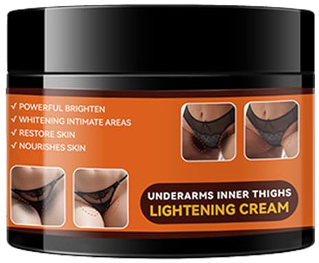 Aufhellungscreme für Den Inneren Oberschenkel,Creme für Innere Oberschenkel,Whitening Cream für private Bereiche,Bleaching Creme Intim Zur Aufhellung Dunkler Haut,Underarm Brightening