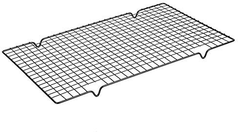 Rejilla para Enfriar, Rejilla para Hornear Rejilla Antiadherente de Acero Inoxidable con Diseño de Red Rejilla para Hornear 15.9x10in para Enfriar Galletas, Tartas y Pasteles,