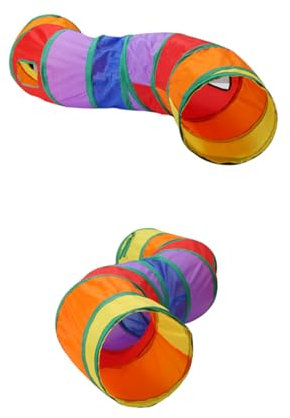 BESPORTBLE Haustierbedarf Kätzchenspielzeug Kleintiertunnel Tunnelbett Für Katzen Katzenzeiger Welpentunnel Katzenrätsel Katzentunnel Kätzchen Interaktives Katzenspielzeug Colorful