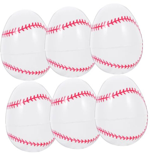 VANZACK 12pcs Easter Egg Candy Boxes Baseball Print Decorative Eggs Wrapping Boxes for Easter Party