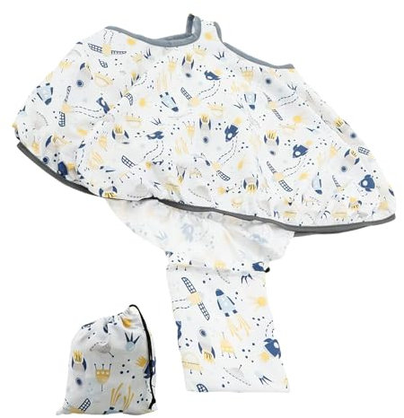 Einkaufswagen Schutzbezug Für Baby,Kinder Schutz Für Einkaufswagen | Faltbarer Kinderhochstuhl Überzug & Tragbarer Kinderwagen Schutzbezug Für Kinder