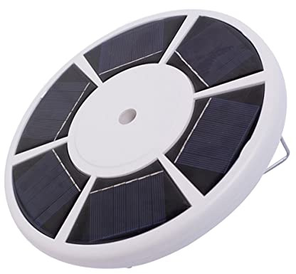 BESPORTBLE Solar Power Flag Pole Light Practical Flagpole Downlight for Outdoor Use Lighting Tool outside Light