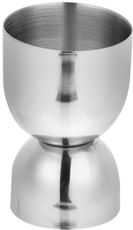 UTHCLO 2pezzi Misurino Cocktail Acciaio Inossidabile Jigger da Bar con Linee di Misura Precise per Cocktail e Shot per Bar e Cucina Domestica
