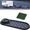 Car Anti Slip Mat Phone Holder, Dashboard Accessories, Multifunction 360° Rotationt Mobile Phone Holder, Car Gadgets with Temporary Parking Numbe Display