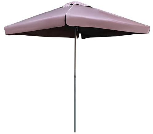 FMCAGNGAKP Ombrellone 2x2M Quadrato da Giardino, Ombrellone da Balcone Rettangolare, Ombrelloni Quadrati da Esterno per Mercato/Piscina/Spiaggia(Khaki)