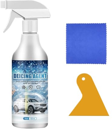 GkgWuxf Spray Dégivrant pour Voiture, Agent Anti-Gel Automobile, Dégivreur Efficace pour Pare-Brise, Portière, Serrure et Essuie-Glaces