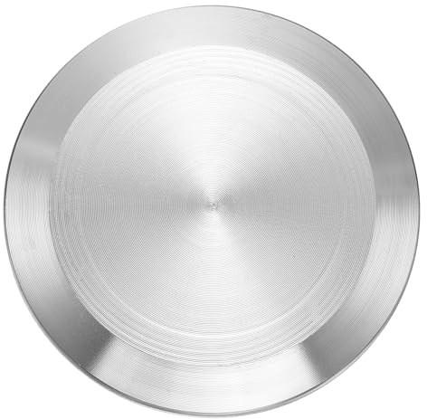 PATIKIL Tri Sanitary Clamp End Cap, 304 Stainless Steel Solid Sanitary Fitting Cap Plug Fits for 1-1/2(38mm) Tube OD Ferrule Flange 50.5mm OD Fitting Clamp, Silver