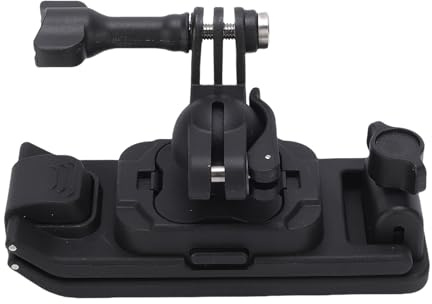 Plyisty Supporto per Zaino a Rilascio Rapido Magnetico, Supporto per Clip Cintura con Spalla con Spalla a 360 ° Porta Clip Clip a 3 Fasi Regolazione dello Spessore Seghettato per la