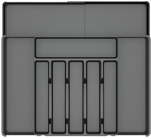 Portaposate per – Organizer per cassetti in legno, portaposate, portaposate, valigetta per utensili, organizer multifunzione per cassetti, cucchiai, forchette, coltelli, cucina