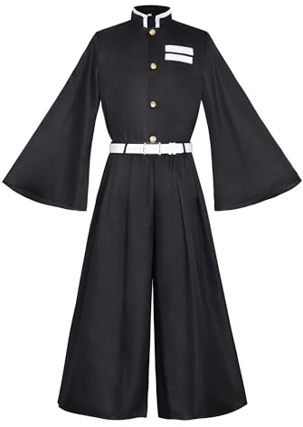Satdflie Cosplay Costume Kimono Robe Suit with Belt Full Uniform Set Unisex Christmas Halloween Outfit Anime Fans Gift，Tokitou Muichirou，XXL