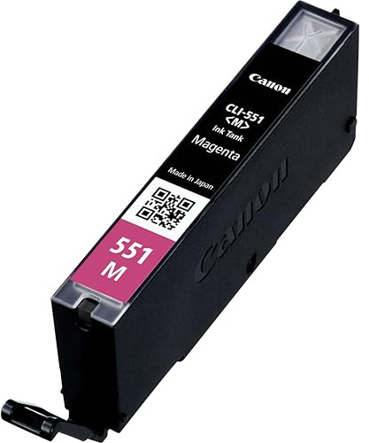 Canon CLI-551 Magenta Original Druckerpatrone | 7ml Echte Magenta Tinte für lebendige Fotofarben - für PIXMA MX925, MG6650, MX725, MG6450, MG5450, MG5550, MG5650 und mehr!