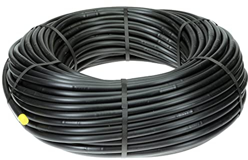 Tropfschlauch 16mm in 100m Länge Perlschlauch Tropfrohr schwarz