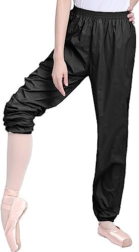 Daydance Ballett-Hose aus Ripstop-Material, leicht, Intensität, Nylon, für Tanzen - Schwarz - Mittel