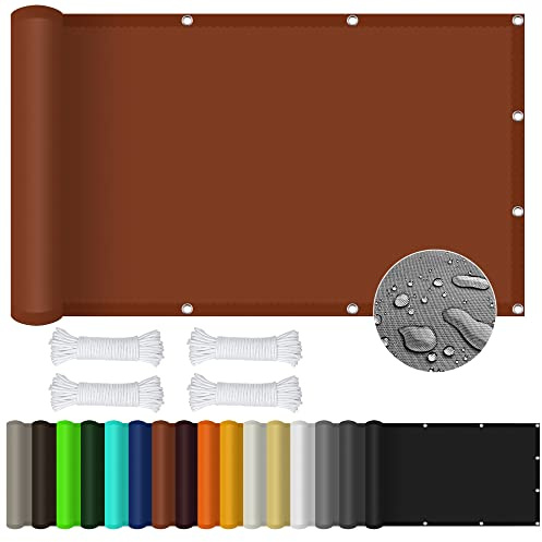 Sun Shade Sail Rectangle 1.6 x 1.8 m 98% Uv Block Garden Patio Sun Shade for Outdoor Patio Garden Lawn Pergola Decking, Rust Red