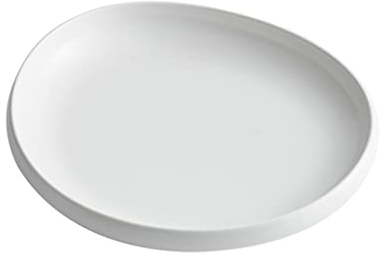 Grandes Assiettes Modernes Assiette petit-déjeuner Plateau de service Plat Blanc Plats froids Plats Plats froids Plats d'humeur Plats Vaisselle Assiettes Empilables (Color : A, Size : 33CM)