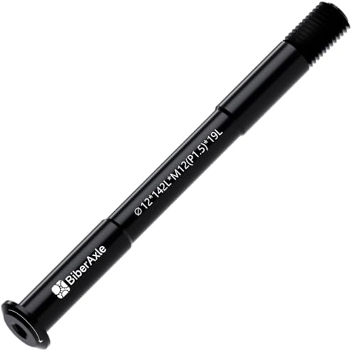 12mm Steckachsen für Fahrradgabeln und Hinterer Fahrradrahmen, Mountainbike und Rennräder Aluminiumlegierung Naben Adapterachse, Gewindesteigung: 1.5mm, Länge: 117mm bis 181mm, 17 Verschiedene Längen