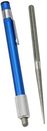 PRETYZOOM Portable Retractable Sharpening Pen Sharpener Stone for Pencil and Kitchen Knife Sharpening for Home and Outdoor Use