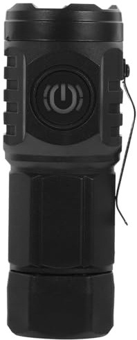Tofficu Lightweight Waterproof Pocket Flashlight 450lm Mini Outdoor LED Torch with Type-c Charging and 18350 Lithium Battery for Camping