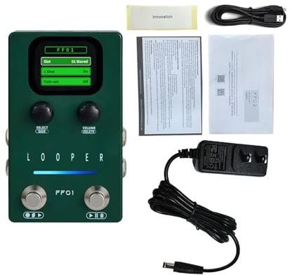 Looper Pedal Guitar with 160 Min Recording, Loop Station Looper Pedal for Electric Guitar Guitar Effects Pedal Guitar Processor Effects Pedal