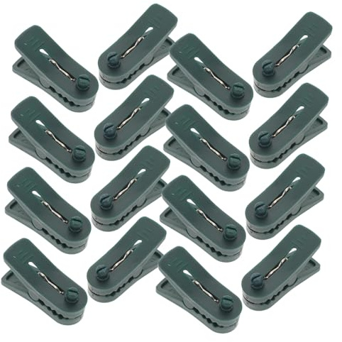 Amosfun 30pezzi Clip Per Candele Di Natale Led Clip Di Ricambio Per Portacandele Conici Staffe Decorative Molla Per Alberi Di Natale e Corone Avvento Supporti Per Candele Senza Fiamma