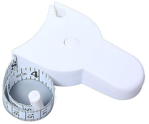 JINGYAN Metri a nastro White Automatic Telescopic Tape Measure Centimeter Inch Double-sided Waist Ruler With Handle Torch Y Shaped