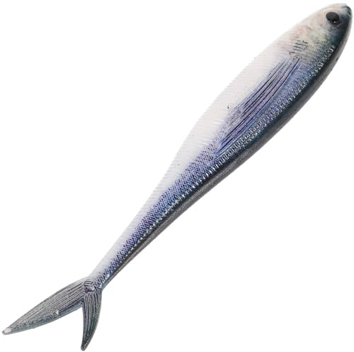 DIYEAH Appât Artificiel Souple Coulant pour Pêche en Mer et Eau Douce, Leurre Réaliste Réutilisable, Appât Attrayant pour Thon, Matériel Résistant, Usage Extérieur, 1 Pièce