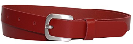 Vascavi Ledergürtel echt Leder Gürtel, Jeansgürtel, Hüftgürtel, Made in Germany, 2 cm breit und ca. 0.25 cm stark