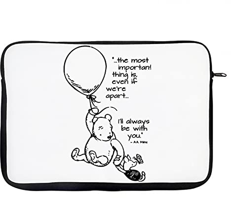 i'll always be with you The Pooh Quote Birthday Secret Santa Chritmas iPad Air/Pro/Mini, Laptop Sleeve/Cover. (13)