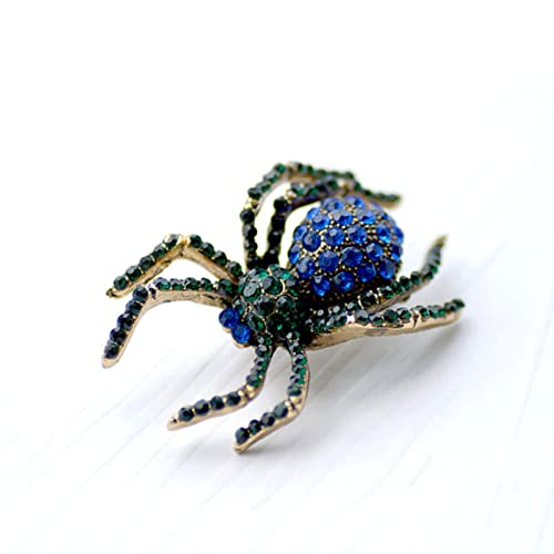 KhuWan Araignée Strass Broche Mode Hommes Femmes Costume Broches Broche Bijoux Meilleur Cadeau Costume épingles à vêtements Accessoires