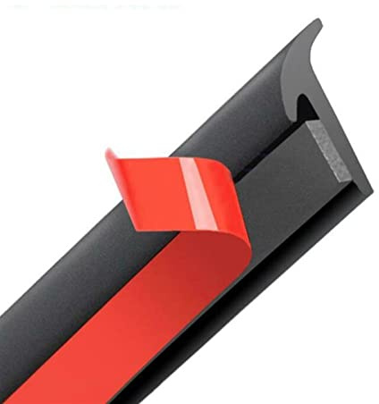 Splash guardias Tira Sellado Para Coche Guardabarros Faldón Lateral Moldura Protector Borde Arco Rueda, Tira Protectora, Embellecedor En Forma T, Goma 2M barro aletas delante