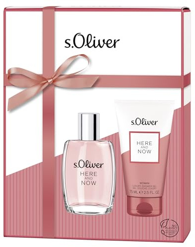s.Oliver® HERE AND NOW Woman | Duo Set - strahlend - fruchtig - feminin - für das Hier und Jetzt | Eau de Toilette 30ml & Duschgel 75ml