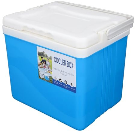 Yusat 6L Tragbare Kühlbox, Großes Fassungsvermögen, Multifunktional, Hält Lebensmittel Frisch und Getränke Kühl, Isolierte Hartkühlbox EIS, Getränke, Lebensmittel (Blau)